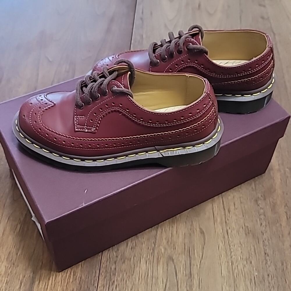 NIB Dr. Martens Vintage 3989 Oxblood Oxfords - Made in England! - Picture 2 of 10